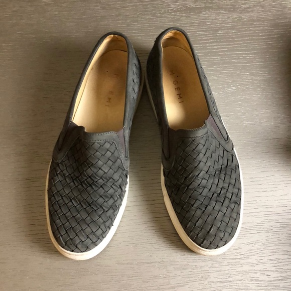 M. GEMI suede gray snickers size 40 - Picture 1 of 13